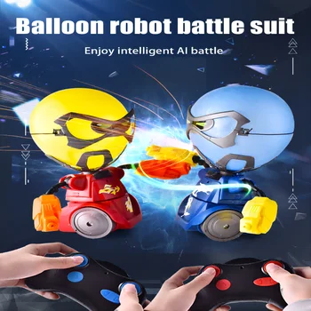 Elektrikli Balon Zımba Uzaktan Kumanda Boks savaş robotu Patlatma Balon Savaş Oyuncak Ebeveyn-Çocuk Etkileşimi Parti Oyunu Hediye 0