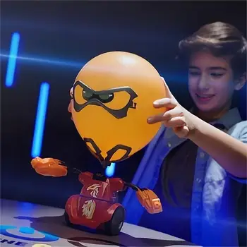 Elektrikli Balon Zımba Uzaktan Kumanda Boks savaş robotu Patlatma Balon Savaş Oyuncak Ebeveyn-Çocuk Etkileşimi Parti Oyunu Hediye 4