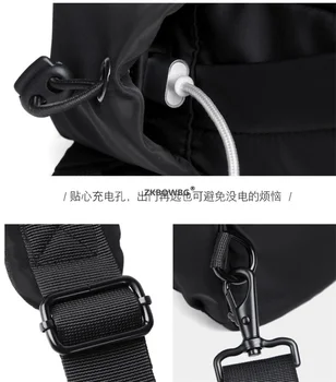 Askılı çanta Göğüs Çantası Crossbody Omuz erkek askılı çanta Erkek Huawei Xiaomi İçin İpad Mini 7.9 8.0 İnç tablet kılıfı Göğüs Paketi