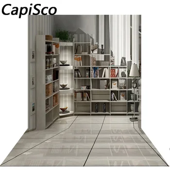 Capisco Modern oturma odası raf ışık ıç fotografik arka planlar fotoğraf fotoğraf stüdyosu Için arka planında