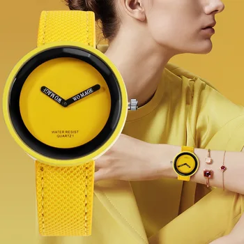 Mujer relogio Deri Bayan İzle Kadın Saatler Genç Kız İzle Basit Saat kadın Saatler reloj Sıcak Satış Moda