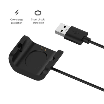 USB şarj aleti 3 Feet Kablo Zarif Saatler Rahat Elemanı Amazfit Bip S A1805 Smartwatch Hızlı şarj kablosu