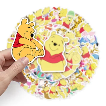 10/30/50 adet Disney Karikatür Pooh Ayı Çıkartmalar Estetik DIY Dizüstü Scrapbooking Telefon Bagaj Çocuklar Sevimli Çıkartmalar Kawaii Çıkartmaları 4
