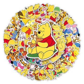 10/30/50 adet Disney Karikatür Pooh Ayı Çıkartmalar Estetik DIY Dizüstü Scrapbooking Telefon Bagaj Çocuklar Sevimli Çıkartmalar Kawaii Çıkartmaları 5