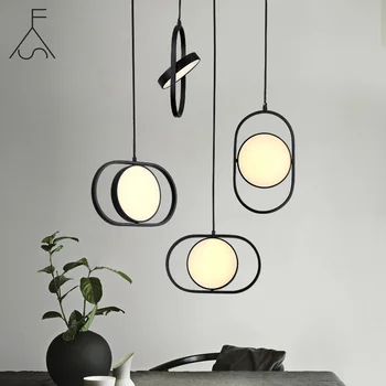 Modern LED kolye ışık fikstürü yatak odası mutfak yemek odası asılı lambalar armatür süspansiyon altın ev dekorasyon ışıklandırma 2