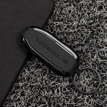 Anahtar Fob Kapak Tesla Model S için, silikon araba anahtarı kapağı Kabuk Koruyucu Kılıf Tutucu Tesla S Aksesuarları (Model S) 0