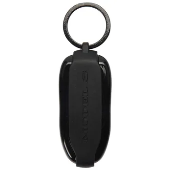 Anahtar Fob Kapak Tesla Model S için, silikon araba anahtarı kapağı Kabuk Koruyucu Kılıf Tutucu Tesla S Aksesuarları (Model S) 1