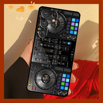 Elektronik Müzik DJ Denetleyici Mikser Silikon Kılıf Samsung Galaxy S22 S21 Ultra Not 20 S8 S9 S10 Not 10 Artı S20 FE Kapak 2