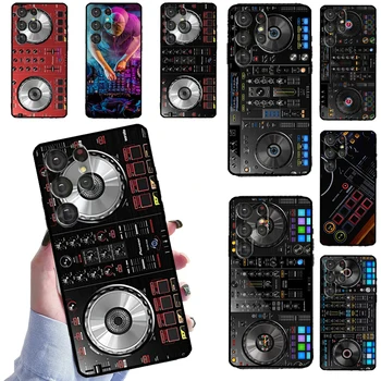 Elektronik Müzik DJ Denetleyici Mikser Silikon Kılıf Samsung Galaxy S22 S21 Ultra Not 20 S8 S9 S10 Not 10 Artı S20 FE Kapak 3