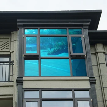 1 Yollu Ayna pencere termal film gündüz Gizlilik statik yapışkan Olmayan dekoratif ısı kontrolü Anti UV pencere tonu ev için 3