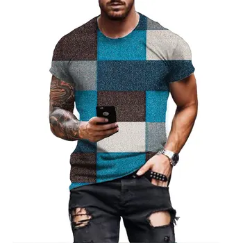 2022 Yaz moda tişört erkek 3D baskılı tişört Nefes Sokak Tarzı Dikiş Baskı T-shirt erkek tee