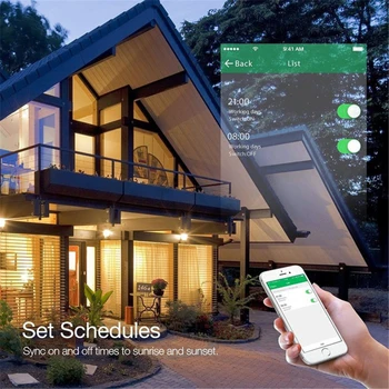 AUBESS Tuya WiFi Akıllı Ev Anahtarı Nötr Tel ile Çalışır 1/2/3/4 Gang ABD Akıllı ışık anahtarı Alexa Google Ev İle Çalışır