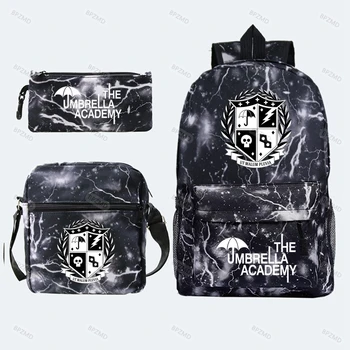 Şemsiye Akademisi Sırt Çantası okul çantası Anime okul çantası s Rahat Schoolbag Harajuku Seyahat Daypacks USB şarj Sırt Çantası