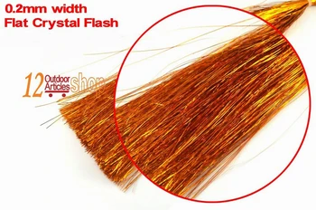 5 Packs Çeşitler Renk Düz Kristal Flaş Cicili Bicili Fly Bağlama Malzemesi Pırıltılı Bas Somon Balığı Balıkçılık cazibesi yemler malzeme