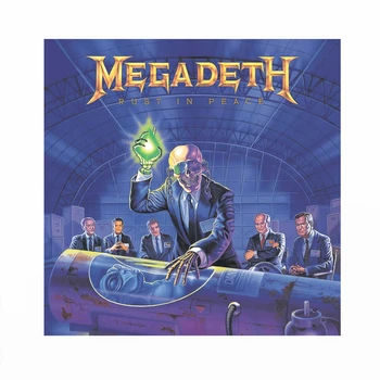 Megadeth Pas Barış Müzik Albüm Kapağı Tuval Poster Hip Hop Rapçi Pop Müzik Ünlü duvar tablosu Sanat Dekorasyon 0