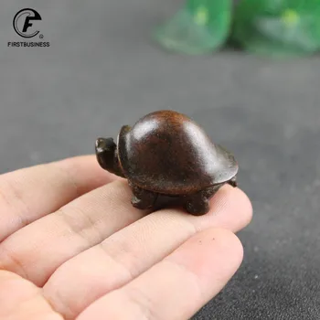 Kırmızı Ağır Pirinç Mini Kaplumbağa Figürleri Kaplumbağa Heykeli Ev Masaüstü Süs Ofis Dekor Aksesuarları Yapay Peyzaj