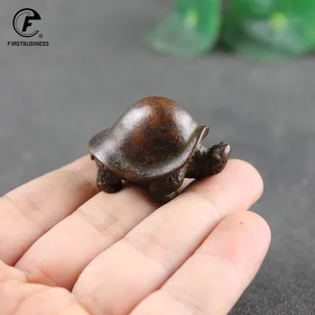 Kırmızı Ağır Pirinç Mini Kaplumbağa Figürleri Kaplumbağa Heykeli Ev Masaüstü Süs Ofis Dekor Aksesuarları Yapay Peyzaj 3
