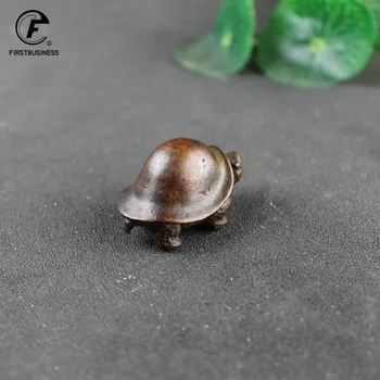 Kırmızı Ağır Pirinç Mini Kaplumbağa Figürleri Kaplumbağa Heykeli Ev Masaüstü Süs Ofis Dekor Aksesuarları Yapay Peyzaj 5