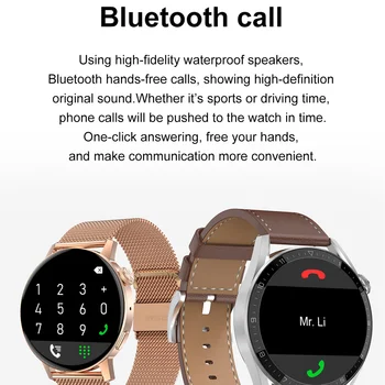 RIHLA DT3 Mini akıllı saat 1.19 İnç GPS Parça AI Ses 200 + İzle Yüzleri Bluetooth Çağrı NFC Erişim Kontrolü Bayanlar Smartwatch