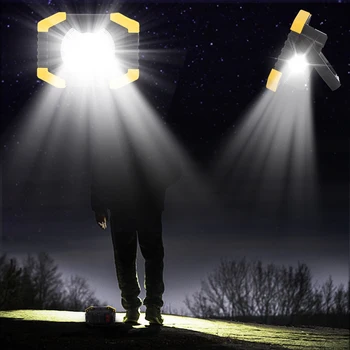300W Led Taşınabilir Spot 8000lm süper parlak LED Çalışma Işığı Şarj Edilebilir Kamp Lampe Taktik led fener el feneri