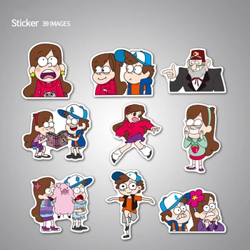 10/39 adet Karikatür Sevimli Komik Anime Yerçekimi Dizüstü Bagaj Çantaları Bisiklet Telefonu Şekillendirici Oyuncaklar Doodle PVC Çıkartması Graffiti Sticker F5