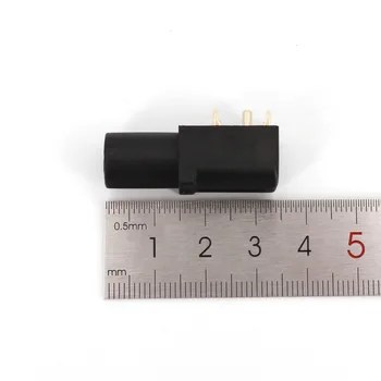 4 Adet Altın Kaplama Güvenlik Yalıtımlı 4mm Muz Dişi Jack Sağ Açı pcb dayanağı soketli konnektör 0