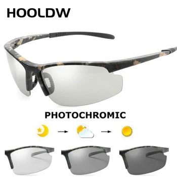 Klasik Erkek Fotokromik Güneş Gözlüğü Erkekler Sürüş Gözlüğü polarize güneş gözlükleri Bukalemun Gözlük Renk Değiştiren Gözlük Gafes de sol