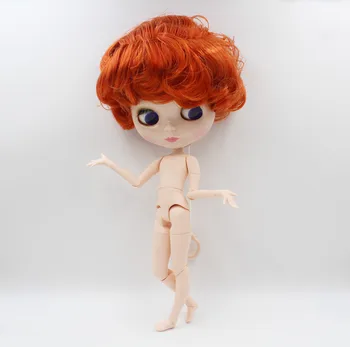 Ücretsiz Kargo renkli RBL-915B DIY Blyth doll moda saç 4 büyük gözler adam vücut 1/6 BJD özel fiyat çocuk oyuncak kız doğum günü hediyesi