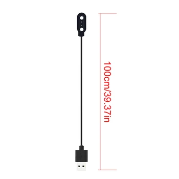 1m akıllı saat Manyetik USB şarj kablosu USB şarj aleti İçin Mi Bro Hava Smartwatch Güç şarj adaptörü Şarj Hattı Kabloları