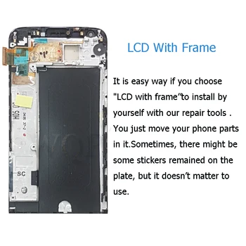 LG G5 LCD için Görüntülemek LG G5 LCD Yedek 5.3 için Kare Dokunmatik Ekran Digitizer Montaj ile H850 H840 H860 Ekran
