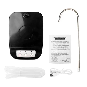Elektrikli su sebili Ev Ofis Mutfak USB Şarj Edilebilir Taşınabilir Otomatik Elektrikli Şişe su kovası pompalı dağıtıcı 3