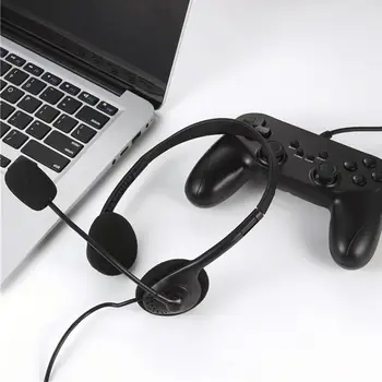 USB mikrofonlu kulaklık Gürültü İptal Kablolu 3.5 mm Bilgisayar Kulaklık Profesyonel Oyun Kulaklık PC Kablolu Kulaklık Hediyeler 1