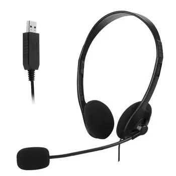 USB mikrofonlu kulaklık Gürültü İptal Kablolu 3.5 mm Bilgisayar Kulaklık Profesyonel Oyun Kulaklık PC Kablolu Kulaklık Hediyeler 3