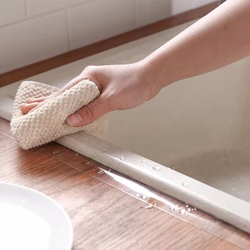 Mutfak Banyo Duş Su Geçirmez Kalıp Geçirmez Bant Lavabo Banyo Sızdırmazlık Bandı Bant Kendinden Yapışkanlı Su Geçirmez Yapıştırıcı Nano Bant 0