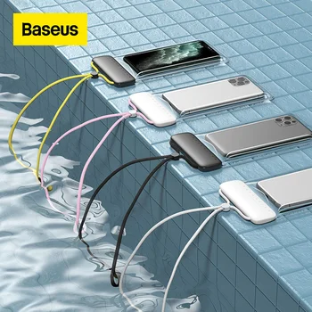 Baseus 7.2 inç Su Geçirmez telefon kılıfı Çanta yüzme kiti Evrensel Cep Telefonu Kılıfı telefon kılıfı Kapak Drift Dalış Sörf