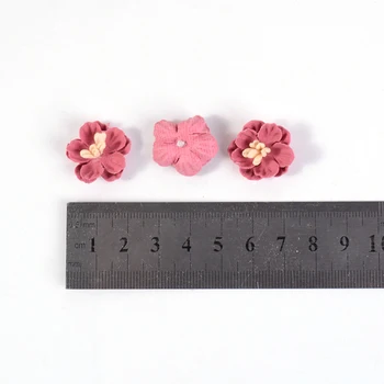 10/50 Adet yapay çiçek İpek Gül Mini Çiçekler Düğün Süslemeleri İçin DIY Çelenk Headdress Aksesuarları Küçük resim Sahte Çiçek