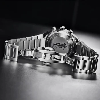 PAGANI tasarım Erkek Chronograph Saatler lüks erkek saatleri Kuvars Kol Saati Moda 100M Su Geçirmez VK 63 Safir Kronometre