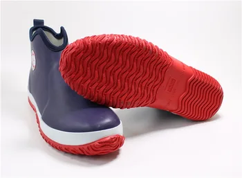 2022 Yeni Erkek yağmur çizmeleri Moda kauçuk ayakkabı Adam Platformu yağmur çizmeleri Sonbahar Kayma Su Geçirmez İş Erkek Patik Bota Masculina