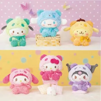 Sanrio Bebek Buketi Hello Kitty Kuromi Melodi sevgililer Günü DIY Buket Malzeme Paketi Bitmiş Set Romantik Hediye Kız için