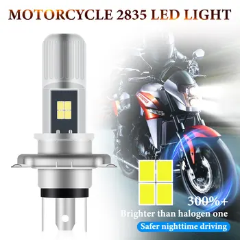 1x P15D H6M LED H4 Motor led motosiklet Far lambası Scooter motosiklet Hi/düşük 2835smd 3 W CanbusFog ışık motosiklet erişim 12 V