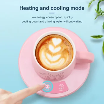 Yaratıcı Sıcak ve Soğuk İki-in-one Bardak Bardak Tek Anahtar Sıcak Süt Artefakt Hızlı Soğutma Bardak Kahve Çay Tutmak İçecek Sıcak Ped
