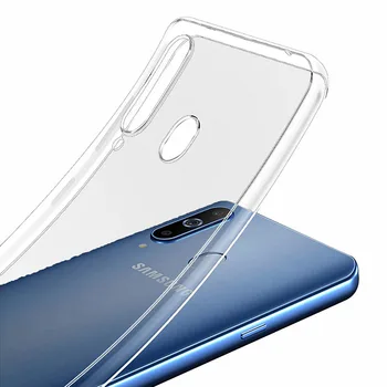 Şeffaf telefon kılıfı Kapak için Samsung Galaxy A8S SM-G8870 2019 Yumuşak Esnek TPU Silikon Koruyucu Kapak GalaxyA8S 6.4 inç