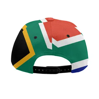 2021 Yaz Yeni Unisex Açık Spor Güneş Koruyucu beyzbol şapkası Koşu vizör kapağı Güney Afrika Bayrağı