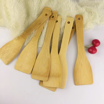 Bambu spatula Bambu kaşık seti mutfak pişirme aksesuarları araçları utensilio de cozinha utensilios cocina 3