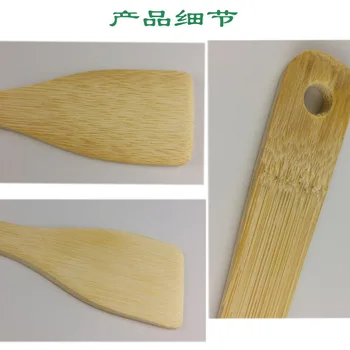 Bambu spatula Bambu kaşık seti mutfak pişirme aksesuarları araçları utensilio de cozinha utensilios cocina 4