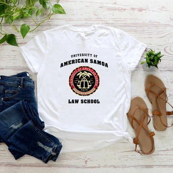 Amerikan Samoası üniversitesi Hukuk Fakültesi T-shirt Saul Goodman T Shirt Erkek Kadın harajuku tişört Üst kısa kollu tişört Tees
