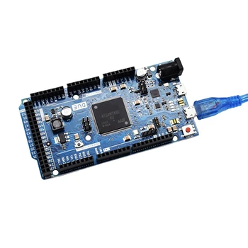 DUE R3 Geliştirme Kurulu SAM3X8E 32-Bit ARM Öğrenme Ana Kontrol Modülü İçin Veri Kablosu İle Arduino Geliştirme Kurulu