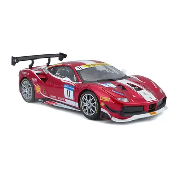 Bburago 1: 24 Ferrari 2017 488 MÜCADELESİ FORMÜLÜ yarış Alaşım Lüks Araç pres döküm model arabalar Oyuncak Koleksiyonu Hediye