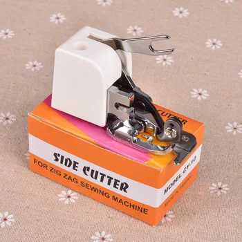 Overlok Hemming baskı ayağı Yan Kesme Bıçağı Kenar Düzeltici Ev Kardeş Şarkıcı Elektrikli dikiş makinesi 1 adet 3