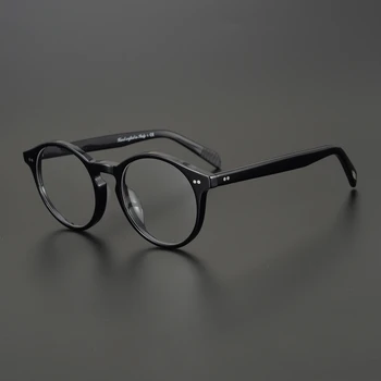 Anti mavi ışınları bilgisayar Gözlük ov5241 Gözlük Retro Yuvarlak Gözlük Marka Kadın Gözlük Moda Erkekler Optik gözlük çerçevesi 0
